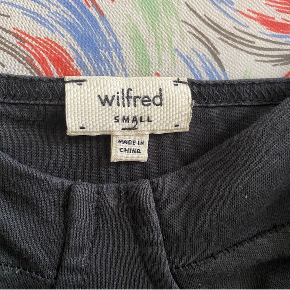 Aritzia Wilfred Black Tank Top Size S - Picture 2 of 5